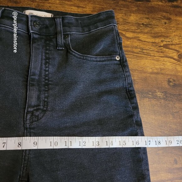 Madewell Jeans Size 27 Curvy High Rise Skinny Starkey Wash MB379 Tummy Control - Picture 9 of 13